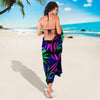 Tropical Flower Pattern Print Design TF010 Sarong Pareo Wrap-JORJUNE.COM