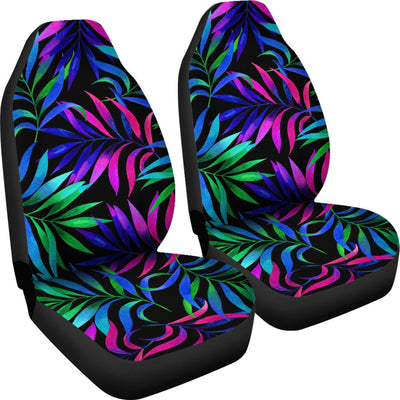 Tropical Flower Pattern Print Design TF010 Universal Fit Car Seat Covers-JorJune