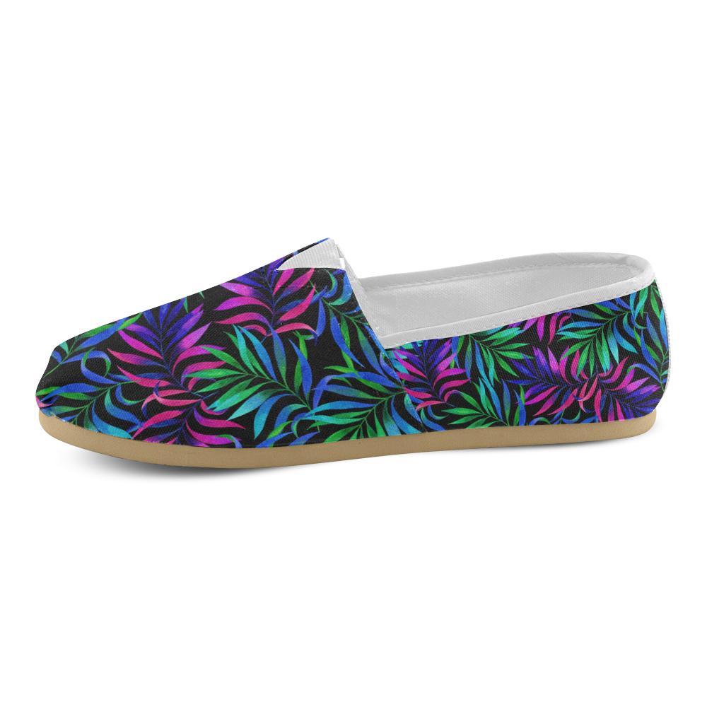 Tropical Flower Pattern Print Design TF010 Women Casual Shoes-JorJune.com