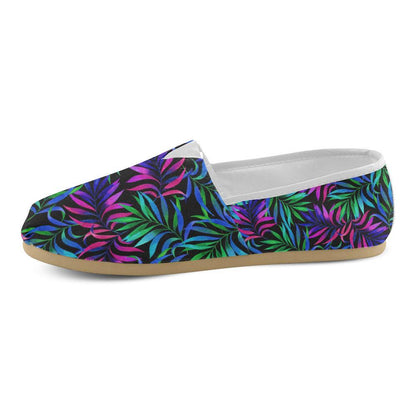Tropical Flower Pattern Print Design TF010 Women Casual Shoes-JorJune.com