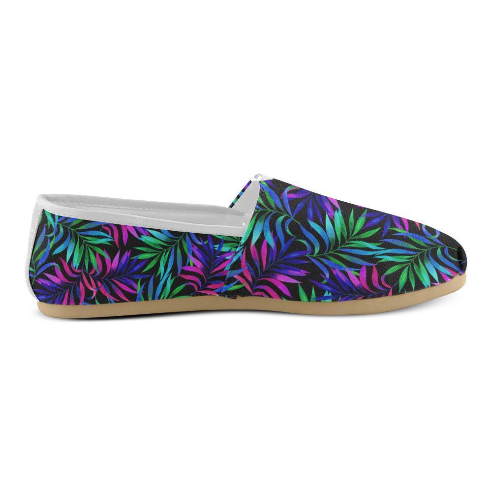 Tropical Flower Pattern Print Design TF010 Women Casual Shoes-JorJune.com