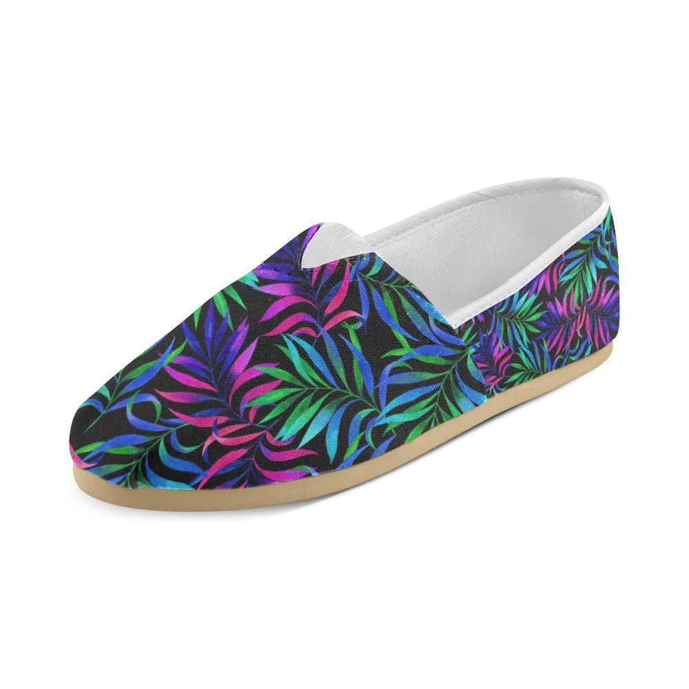 Tropical Flower Pattern Print Design TF010 Women Casual Shoes-JorJune.com
