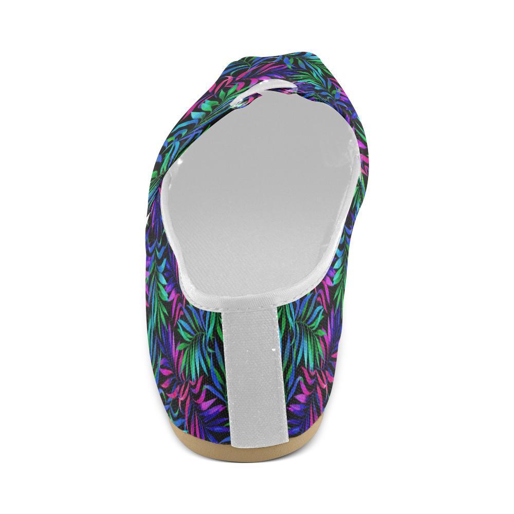 Tropical Flower Pattern Print Design TF010 Women Casual Shoes-JorJune.com
