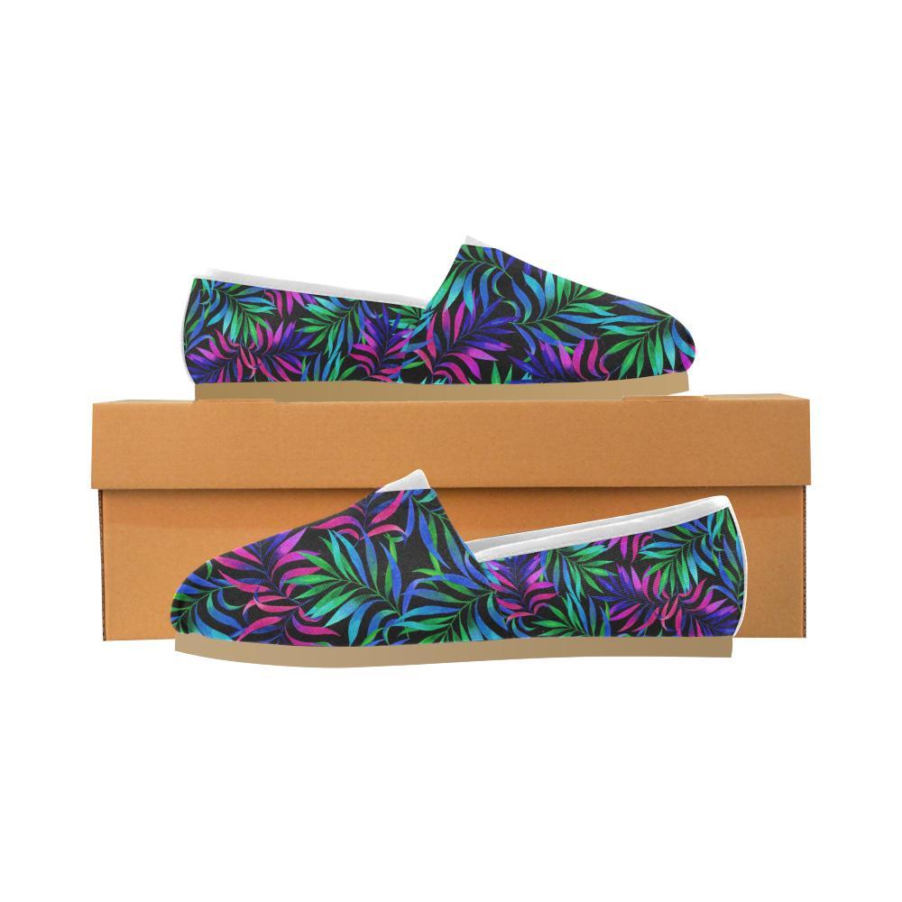 Tropical Flower Pattern Print Design TF010 Women Casual Shoes-JorJune.com