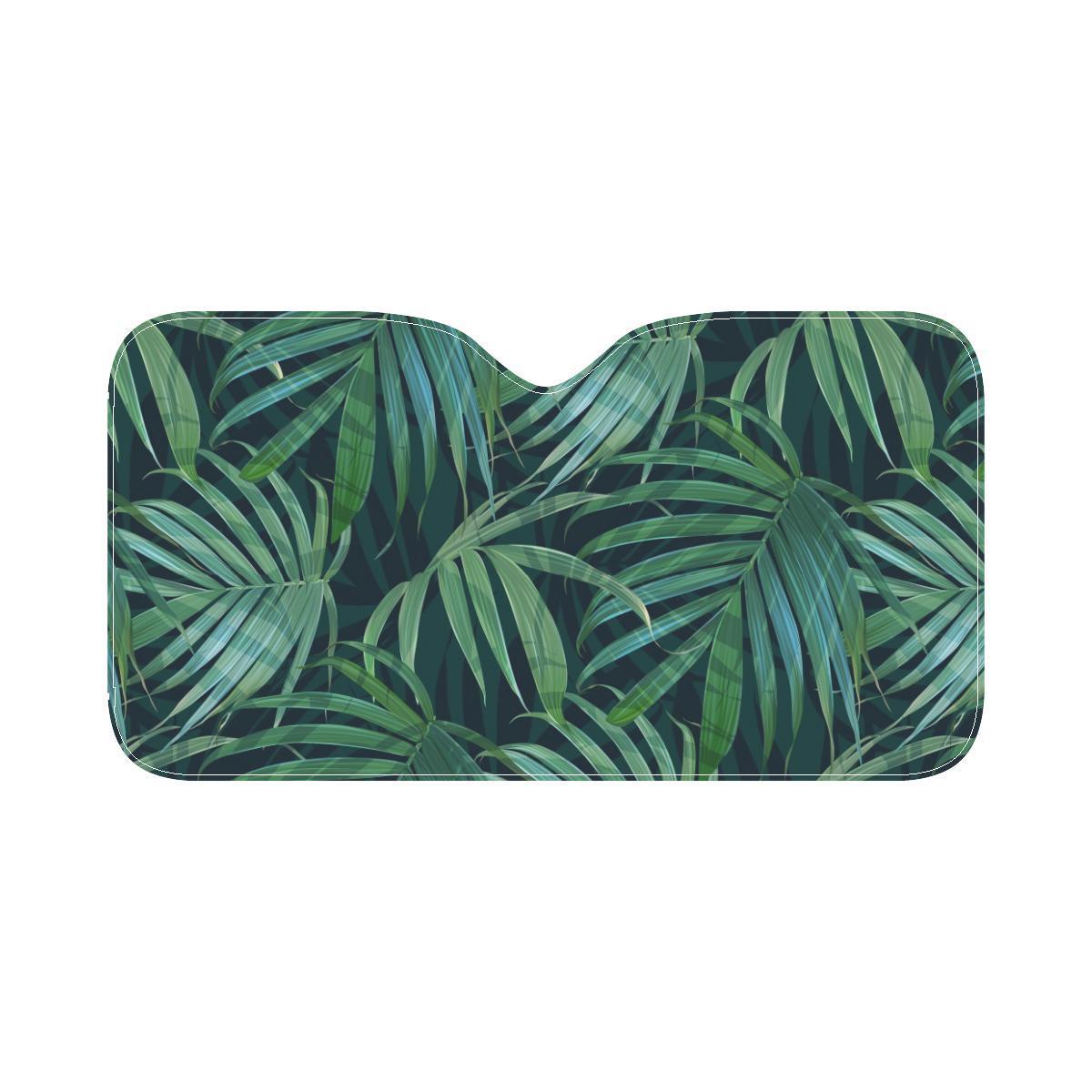 Tropical Flower Pattern Print Design TF011 Car Sun Shade-JorJune