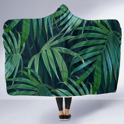 Tropical Flower Pattern Print Design TF011 Hooded Blanket-JORJUNE.COM