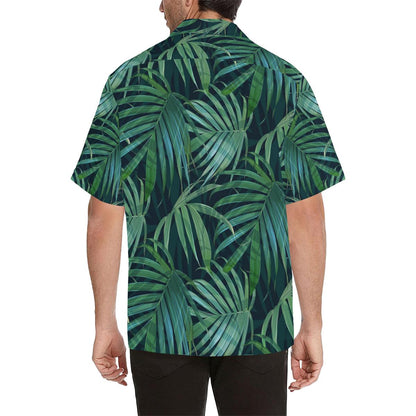 Tropical Flower Pattern Print Design TF011 Men Hawaiian Shirt-JorJune