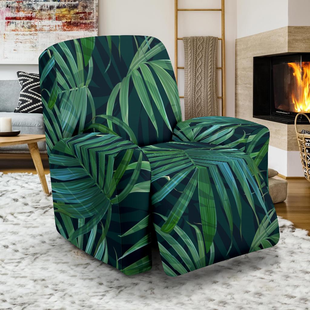 Tropical Flower Pattern Print Design TF011 Recliner Slipcover-JORJUNE.COM