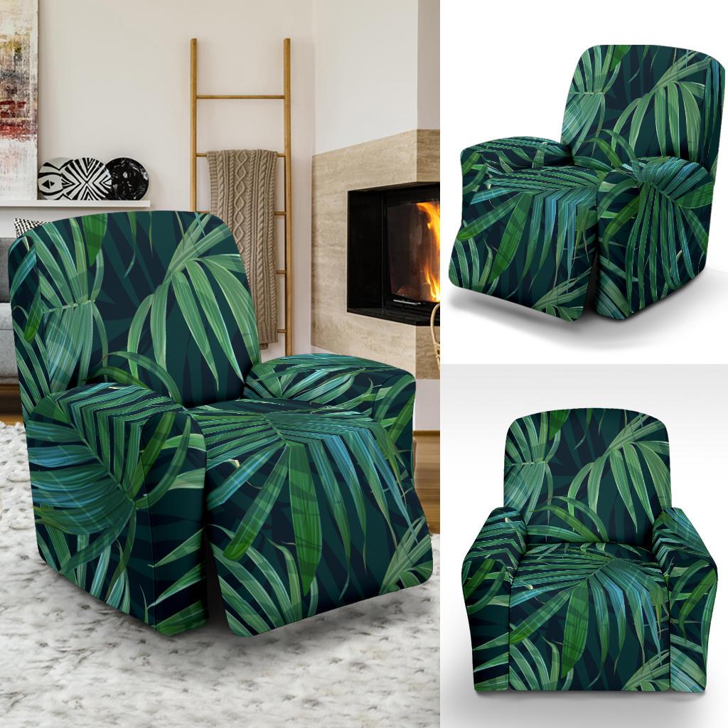 Tropical Flower Pattern Print Design TF011 Recliner Slipcover-JORJUNE.COM