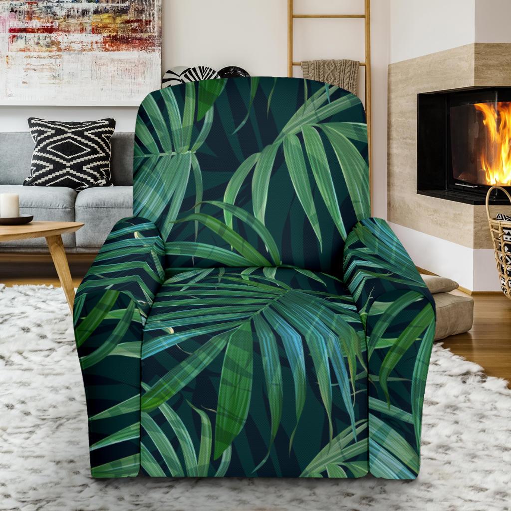 Tropical Flower Pattern Print Design TF011 Recliner Slipcover-JORJUNE.COM