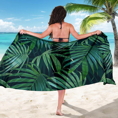 Tropical Flower Pattern Print Design TF011 Sarong Pareo Wrap-JORJUNE.COM