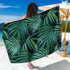 Tropical Flower Pattern Print Design TF011 Sarong Pareo Wrap-JORJUNE.COM