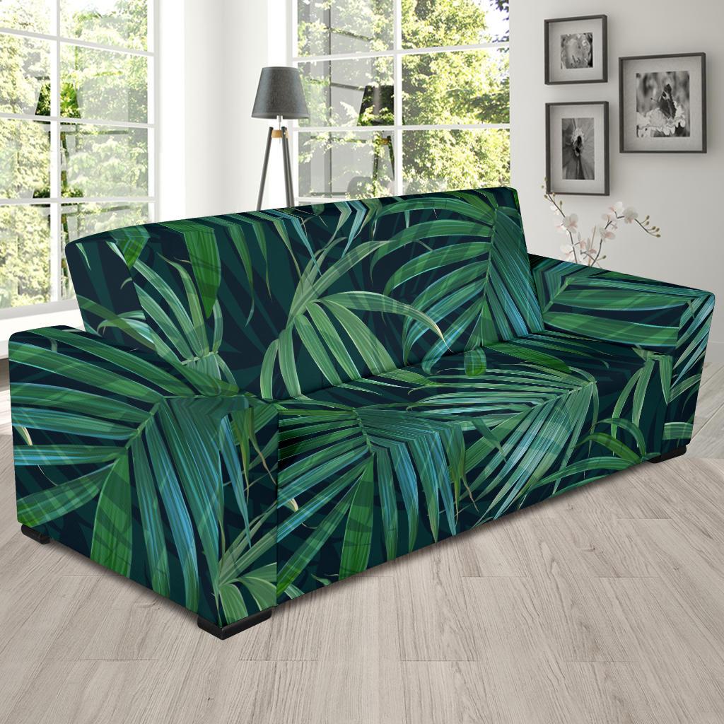 Tropical Flower Pattern Print Design TF011 Sofa Slipcover-JORJUNE.COM