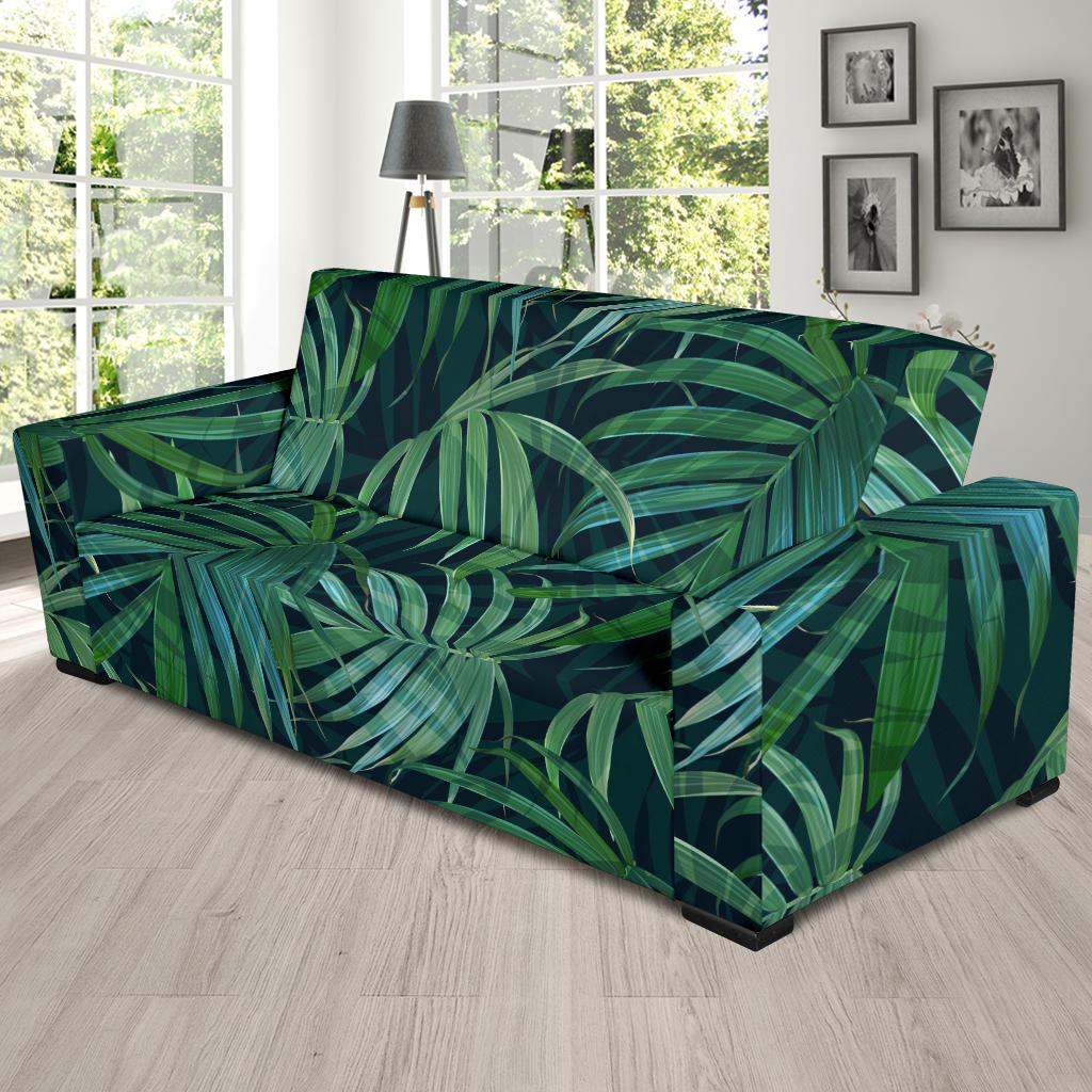 Tropical Flower Pattern Print Design TF011 Sofa Slipcover-JORJUNE.COM