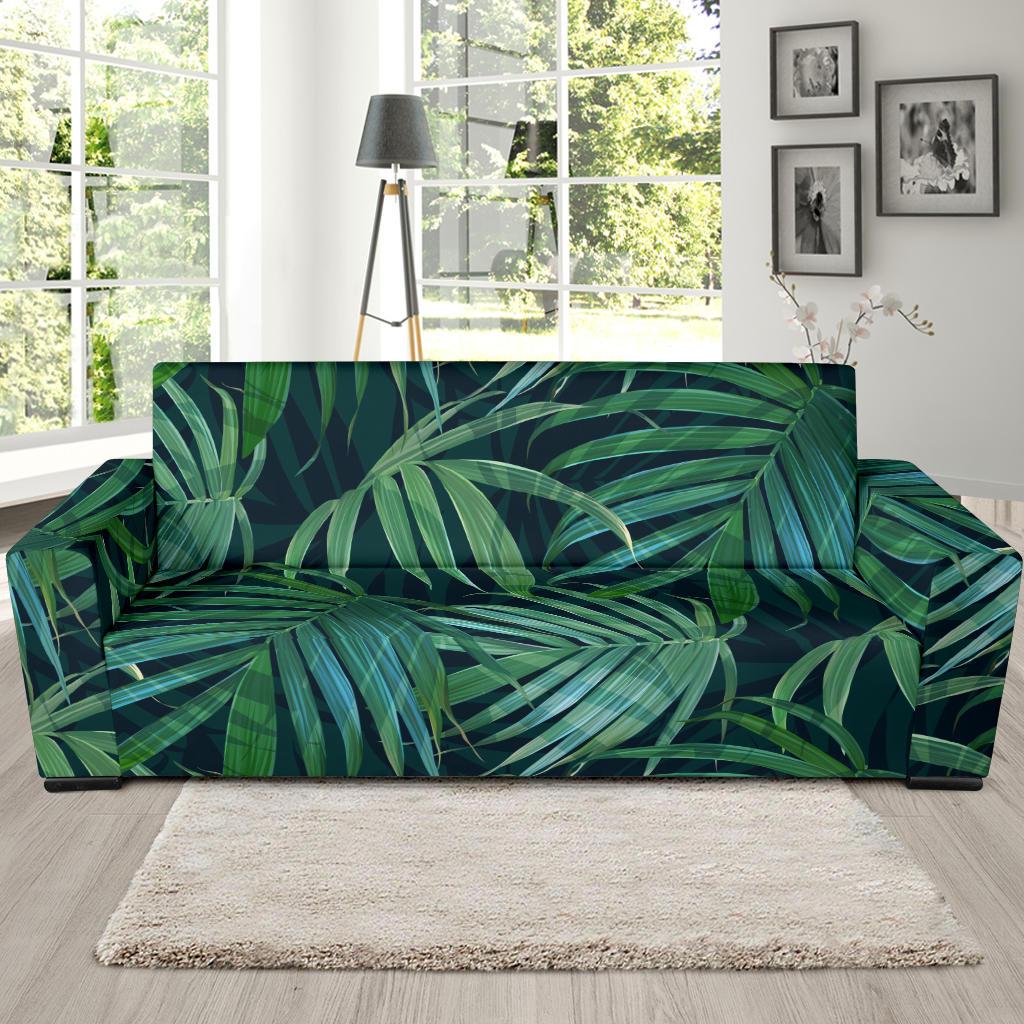 Tropical Flower Pattern Print Design TF011 Sofa Slipcover-JORJUNE.COM