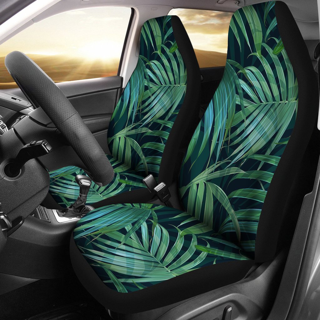 Tropical Flower Pattern Print Design TF011 Universal Fit Car Seat Covers-JorJune