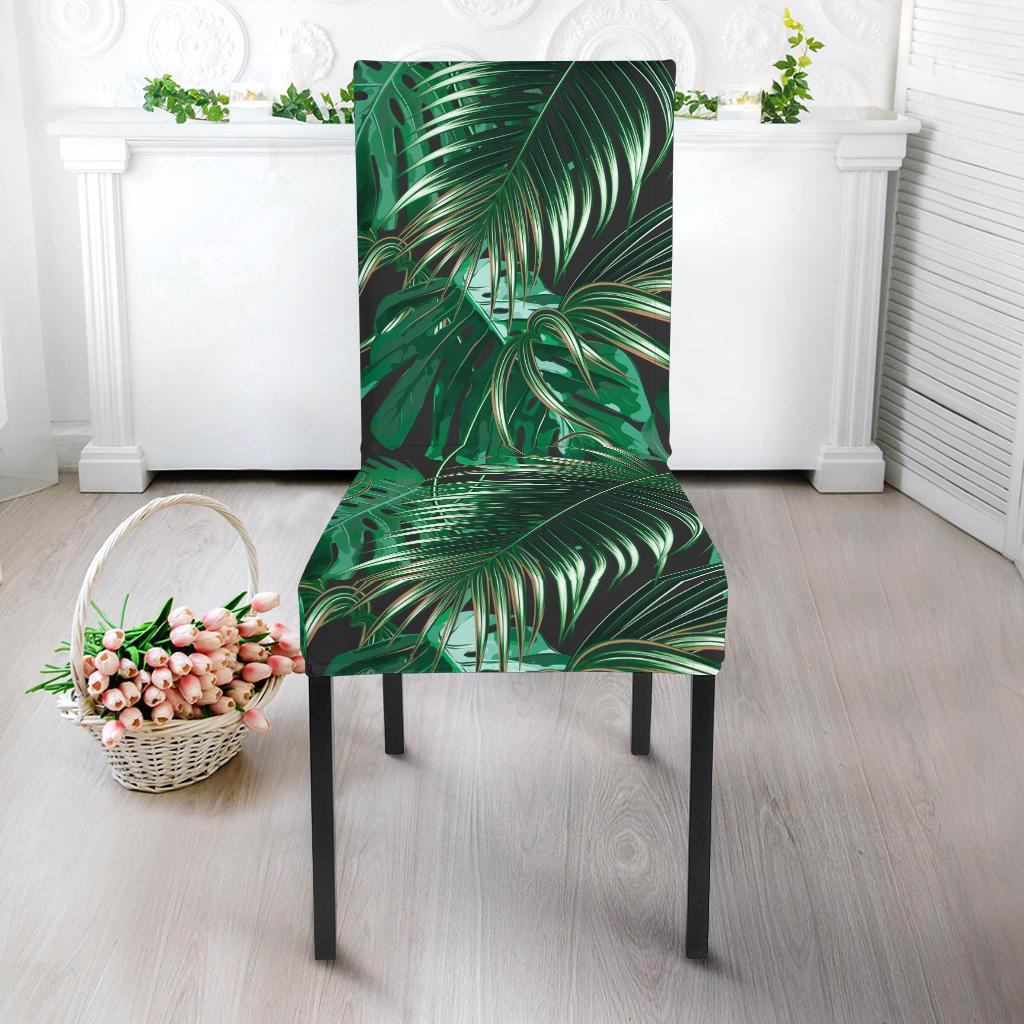 Tropical Flower Pattern Print Design TF012 Dining Chair Slipcover-JORJUNE.COM