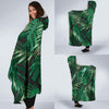 Tropical Flower Pattern Print Design TF012 Hooded Blanket-JORJUNE.COM