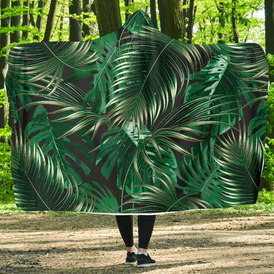 Tropical Flower Pattern Print Design TF012 Hooded Blanket-JORJUNE.COM