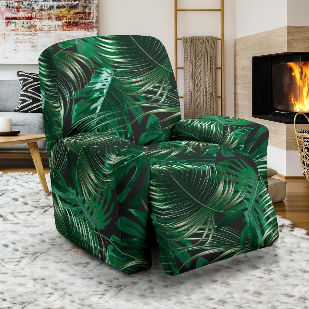 Tropical Flower Pattern Print Design TF012 Recliner Slipcover-JORJUNE.COM