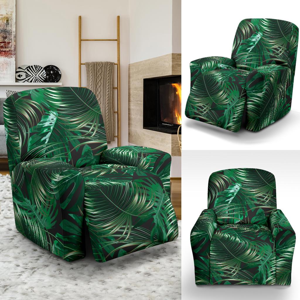 Tropical Flower Pattern Print Design TF012 Recliner Slipcover-JORJUNE.COM