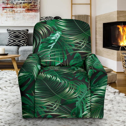 Tropical Flower Pattern Print Design TF012 Recliner Slipcover-JORJUNE.COM