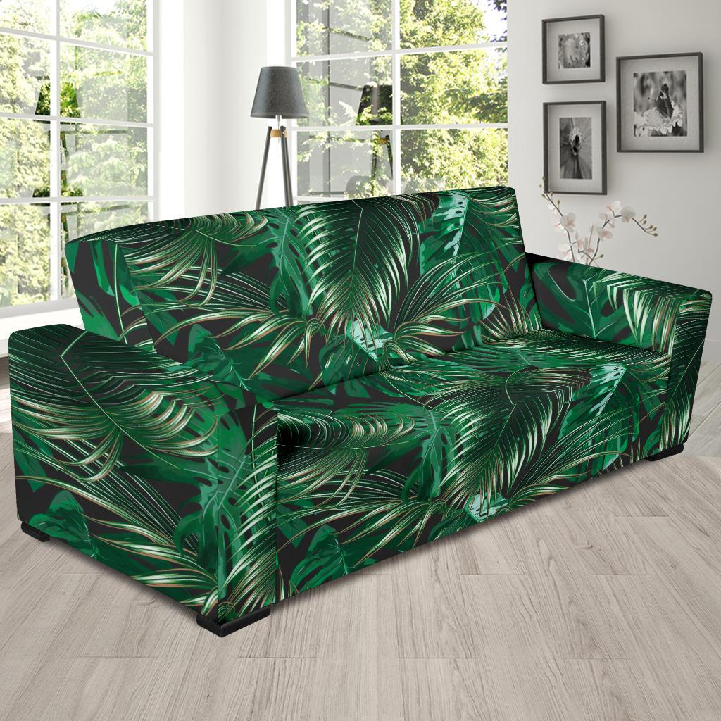 Tropical Flower Pattern Print Design TF012 Sofa Slipcover-JORJUNE.COM