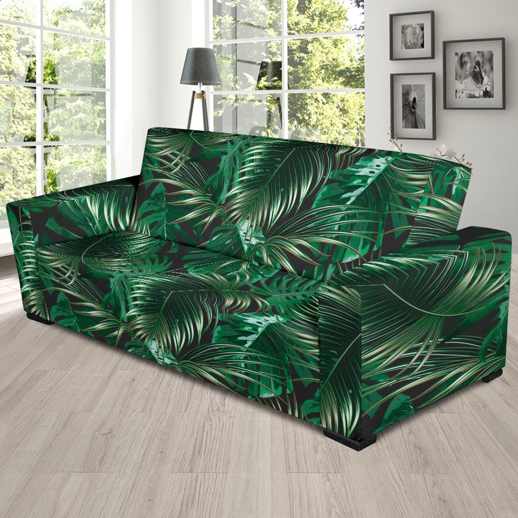 Tropical Flower Pattern Print Design TF012 Sofa Slipcover-JORJUNE.COM