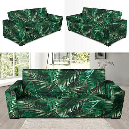 Tropical Flower Pattern Print Design TF012 Sofa Slipcover-JORJUNE.COM