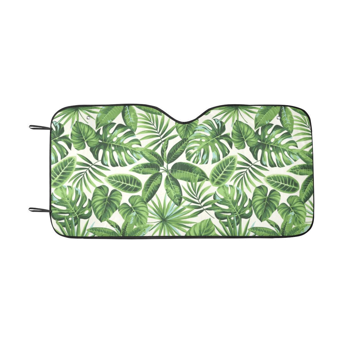 Tropical Flower Pattern Print Design TF013 Car Sun Shade-JorJune