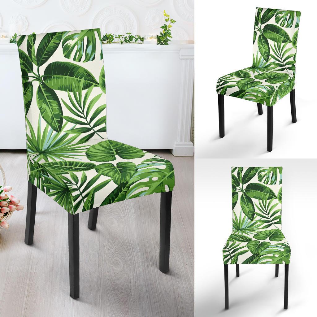 Tropical Flower Pattern Print Design TF013 Dining Chair Slipcover-JORJUNE.COM