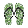 Tropical Flower Pattern Print Design TF013 Flip Flops-JorJune