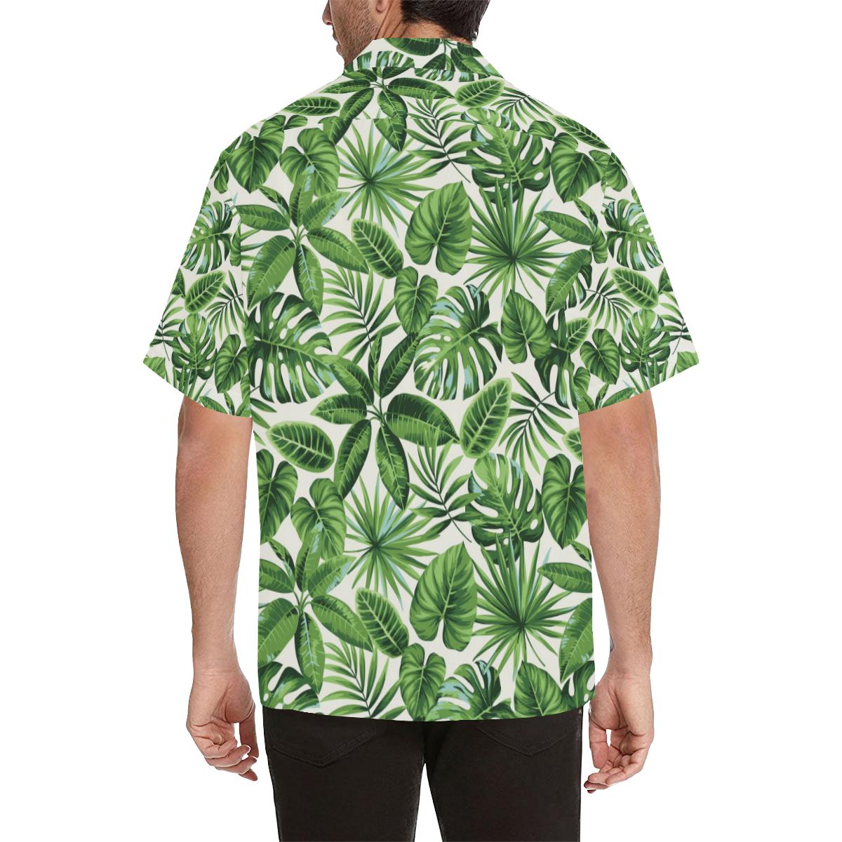 Tropical Flower Pattern Print Design TF013 Men Hawaiian Shirt-JorJune