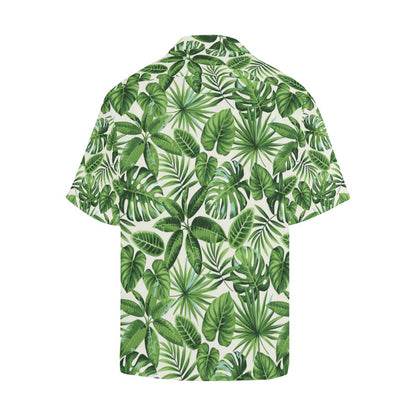 Tropical Flower Pattern Print Design TF013 Men Hawaiian Shirt-JorJune