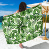 Tropical Flower Pattern Print Design TF013 Sarong Pareo Wrap-JORJUNE.COM