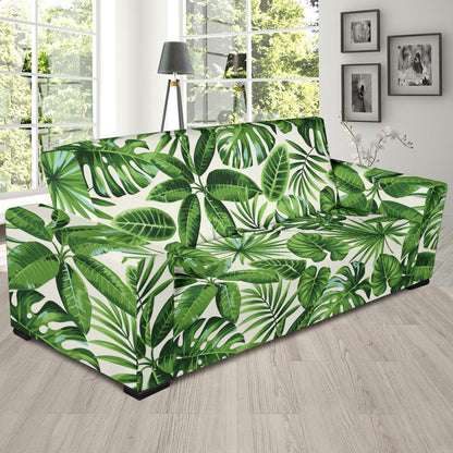 Tropical Flower Pattern Print Design TF013 Sofa Slipcover-JORJUNE.COM