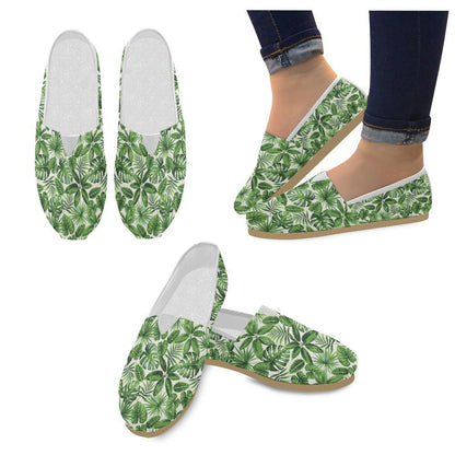 Tropical Flower Pattern Print Design TF013 Women Casual Shoes-JorJune.com