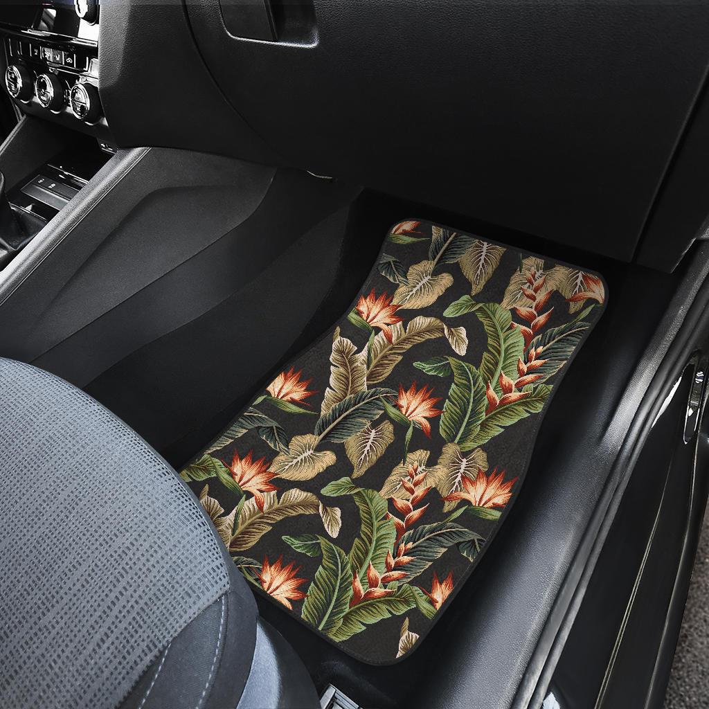Tropical Flower Pattern Print Design TF014 Car Floor Mats-JORJUNE.COM