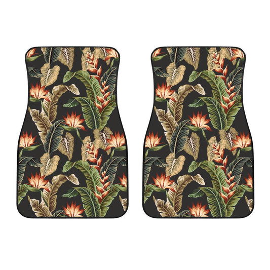 Tropical Flower Pattern Print Design TF014 Car Floor Mats-JORJUNE.COM