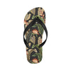 Tropical Flower Pattern Print Design TF014 Flip Flops-JorJune