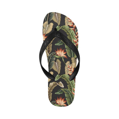 Tropical Flower Pattern Print Design TF014 Flip Flops-JorJune