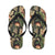 Tropical Flower Pattern Print Design TF014 Flip Flops-JorJune