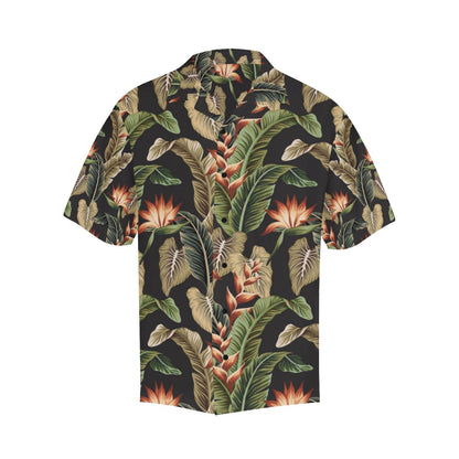 Tropical Flower Pattern Print Design TF014 Men Hawaiian Shirt-JorJune
