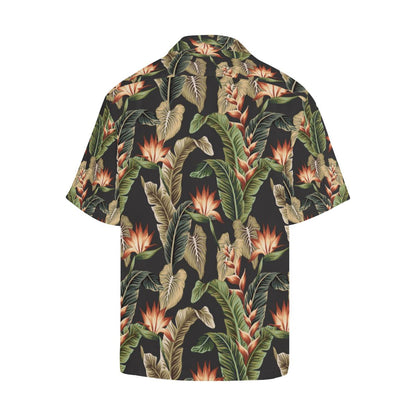 Tropical Flower Pattern Print Design TF014 Men Hawaiian Shirt-JorJune
