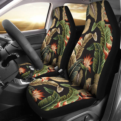 Tropical Flower Pattern Print Design TF014 Universal Fit Car Seat Covers-JorJune