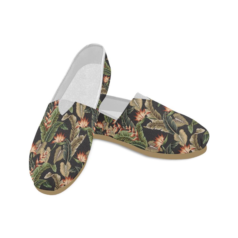 Tropical Flower Pattern Print Design TF014 Women Casual Shoes-JorJune.com