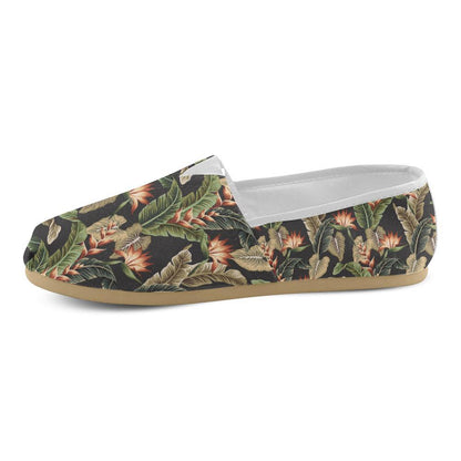 Tropical Flower Pattern Print Design TF014 Women Casual Shoes-JorJune.com