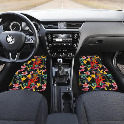 Tropical Flower Pattern Print Design TF015 Car Floor Mats-JORJUNE.COM