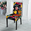 Tropical Flower Pattern Print Design TF015 Dining Chair Slipcover-JORJUNE.COM