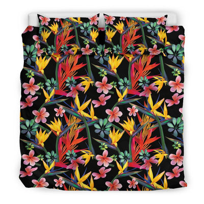 Tropical Flower Pattern Print Design TF015 Duvet Cover Bedding Set-JORJUNE.COM